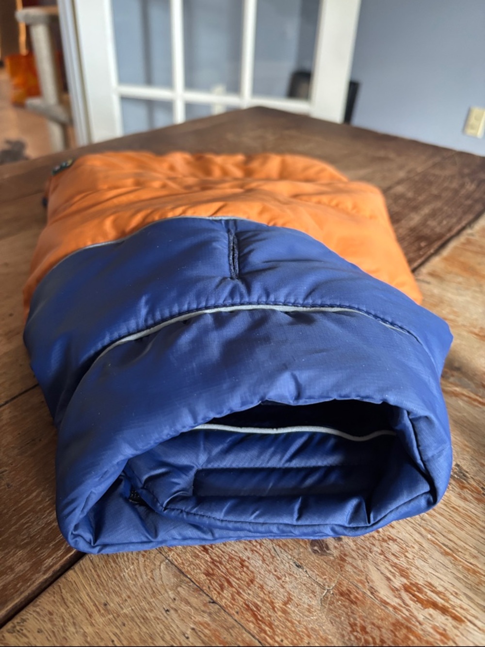 LL Bean classic reversible dog parka